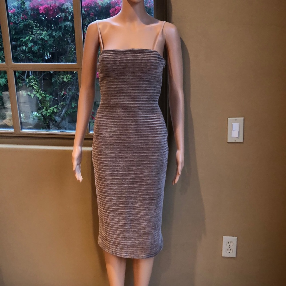 Privacy Please knit velour Cami dress